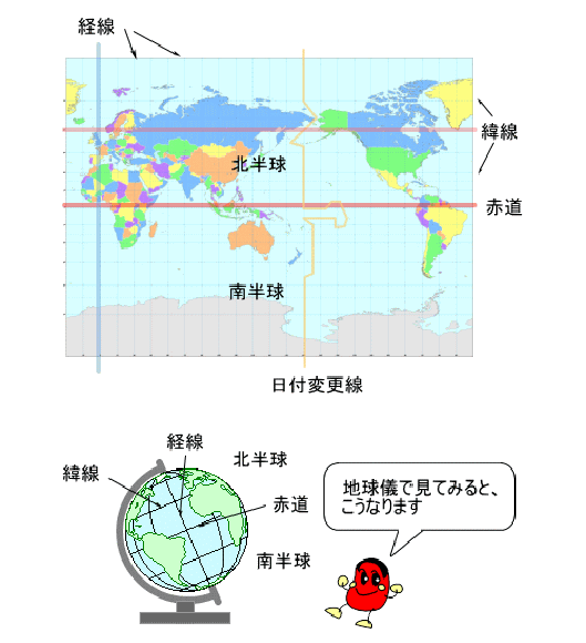 世界地図の約束
